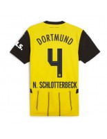 Borussia Dortmund Nico Schlotterbeck #4 Domácí Dres 2024-25 Krátký Rukáv